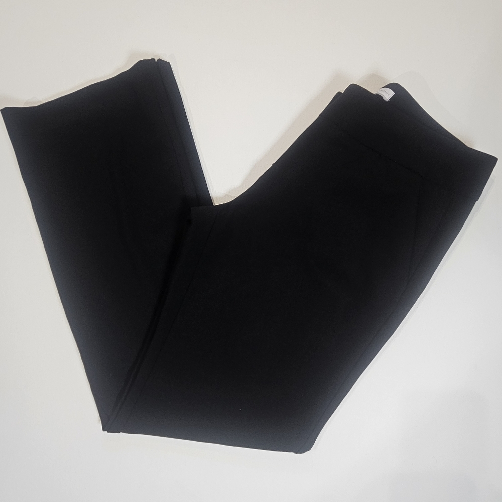 New York & Company Dress Pants Womens 4 Petite Black Low Rise Minimalist Bottoms